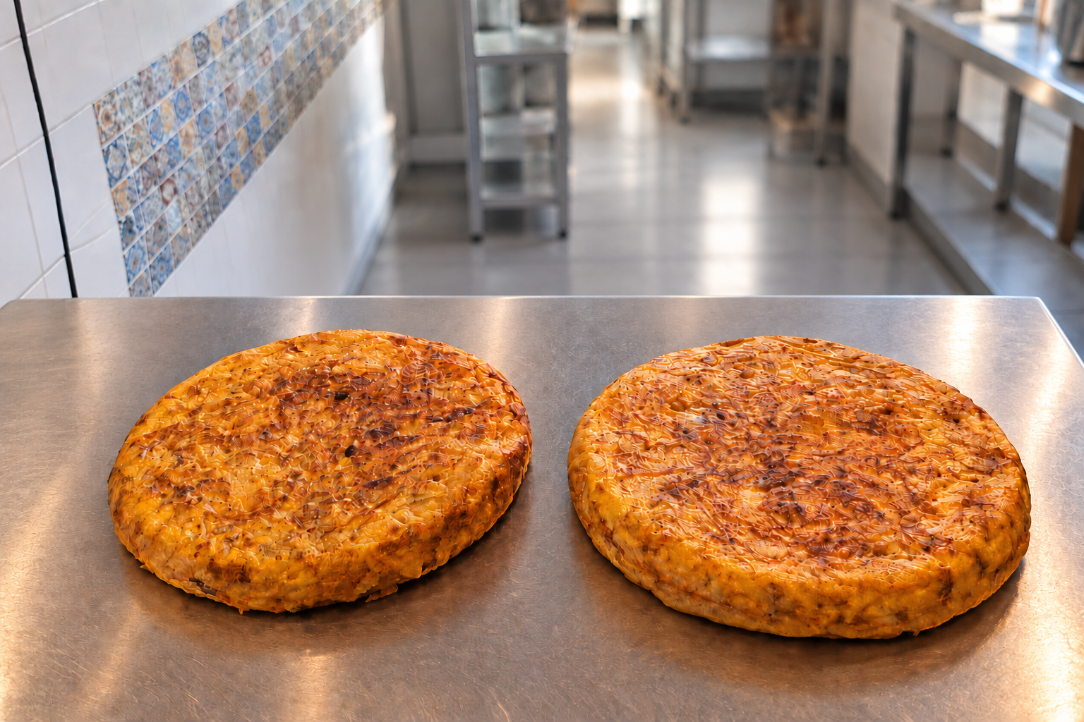 Tortilla patatas préparée sur commande